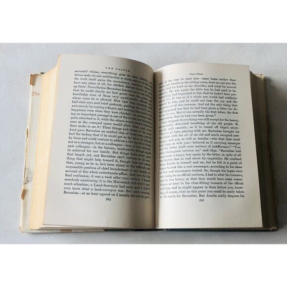 Vintage 1956 The Castle HC Book Kafka Das Schloss Translation Salter Knopf USA - Picture 11 of 16